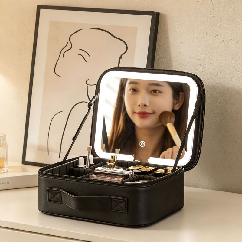mirror makeup bagLEDLarge-capa - огляд і ціна Led Strip Lights