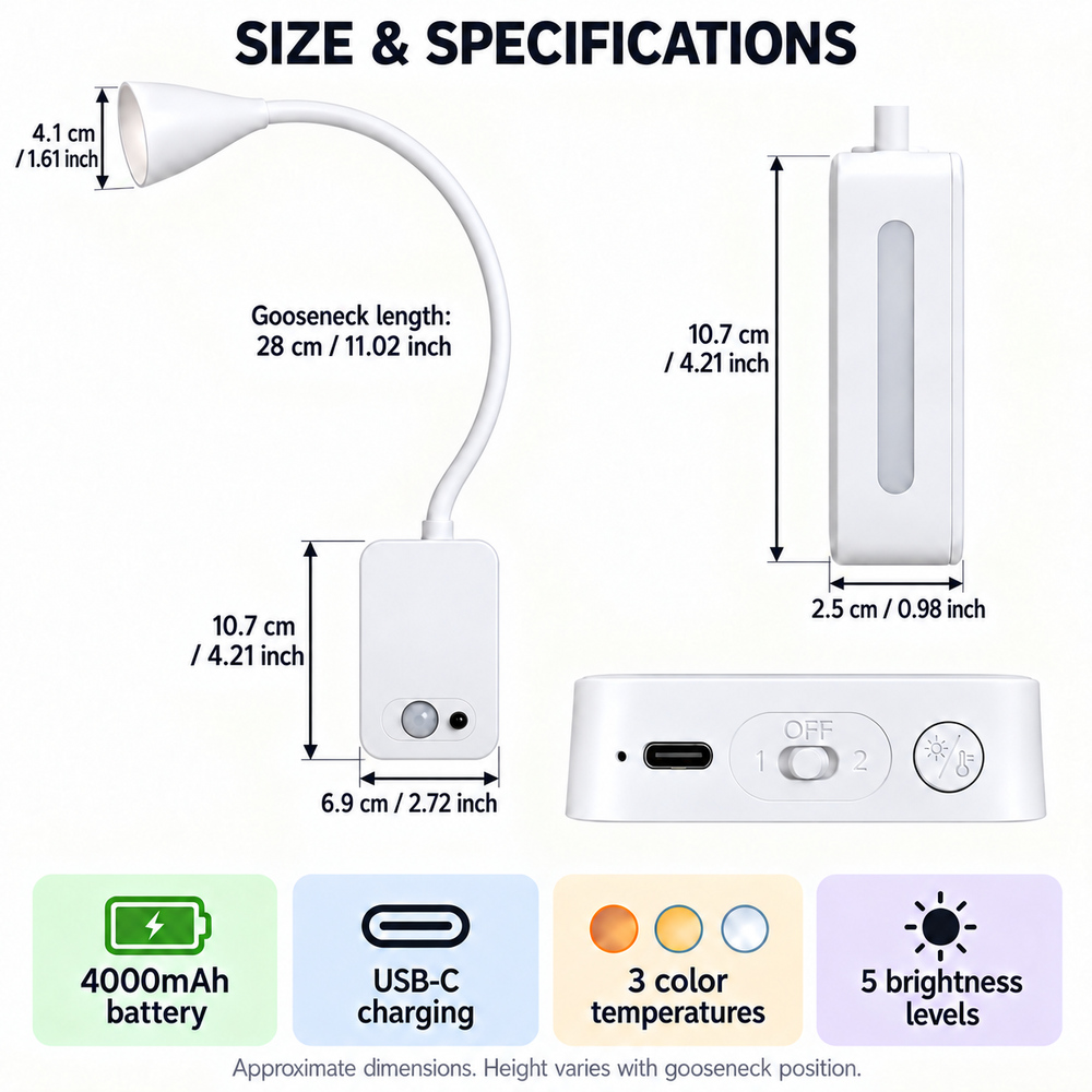 4000mAh Rechargeable Magnetic  - огляд і ціна Light Switch