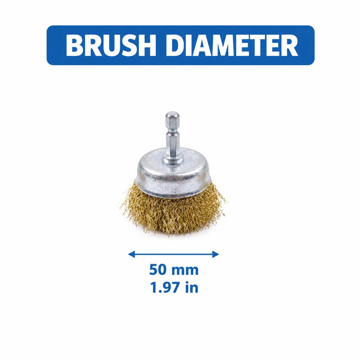 1Pcs 50mm Cup-shaped Copper Pl - огляд і ціна Paint Brush